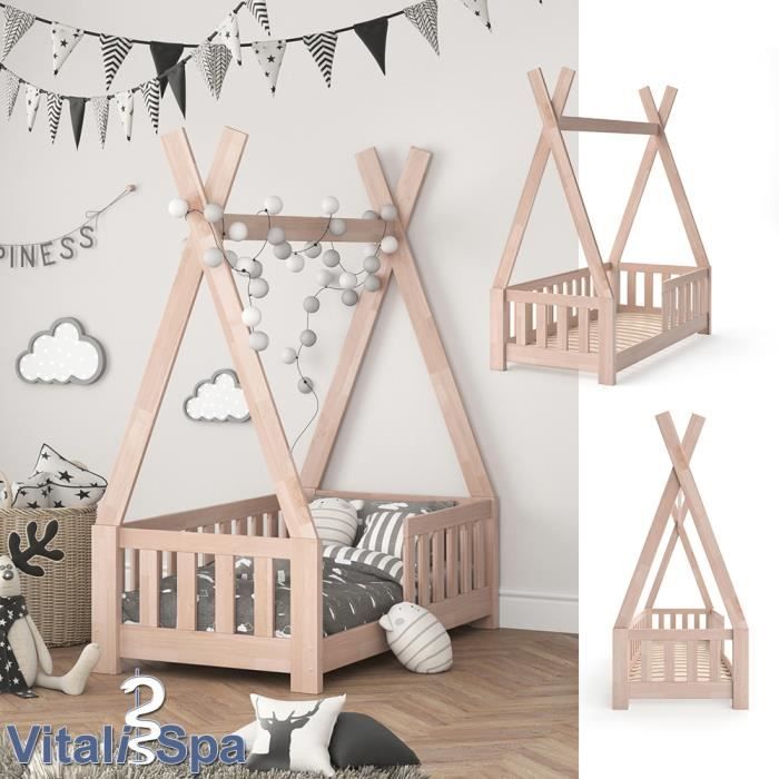 Lit style tipi - Simple - Avec choix options