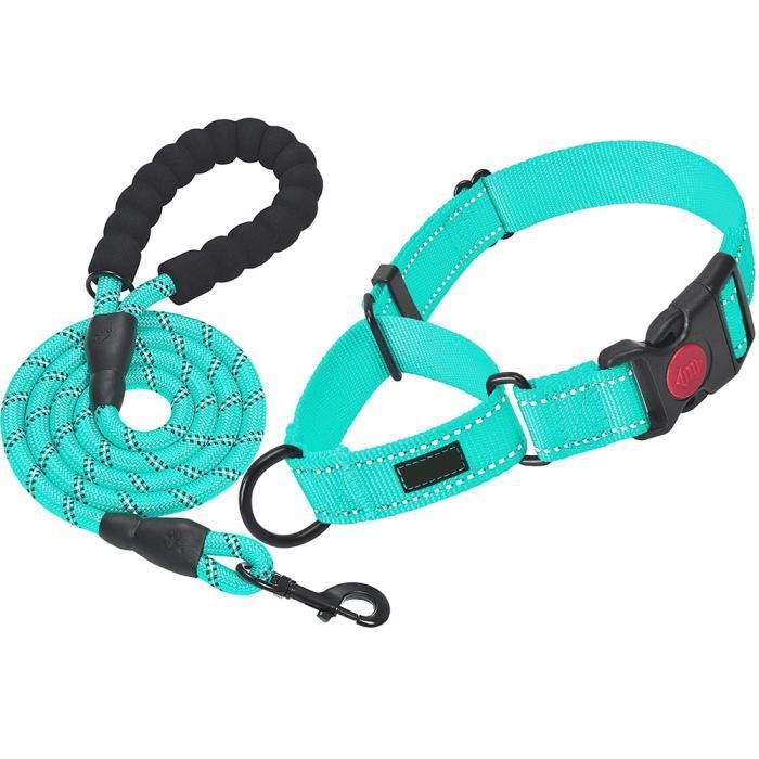 Comparer les prix de Collier pour chien 2 pièces, avec boucle à dégagement rapide, collier de dressage réfléchissant pour chien, convient aux chiens de p