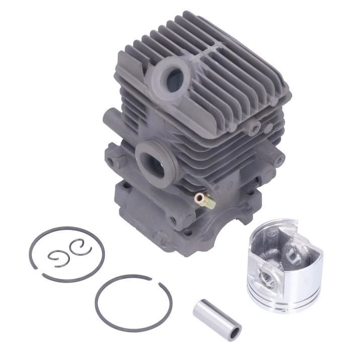 Kit Piston Cylindre 46mm Pour Tronçonneuse Husqvarna Série 55, 51, 50 - Inclut Bobine D'allumage, Joints - Remplace 503609171, 5032890-11, -14