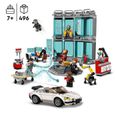 LEGO 76216 Marvel L’Armurerie d’Iron Man, Jouet Avengers, Figurine Tony Stark, Cadeau Super-Héros, Garçons et Filles 7 Ans et Plus-1