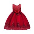 Robe Enfant en bas âge enfants bébé filles robe de bal florale robe de princesse robe de soirée vêtements-1