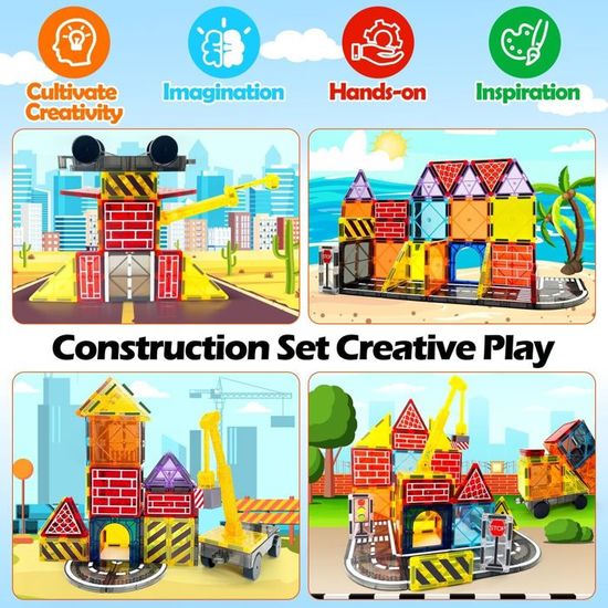 Blocs de construction magnétique coloré de la construction de l'aimant de jeux des bâtons et des balles de jouets éducatifs pour enfants - Chine Boule magnétique et magnétique prix Blocs de construction magnétique coloré de la construction de l'aimant de jeux des bâtons et des balles de jouets éducatifs pour enfants - Chine Boule magnétique et magnétique prix