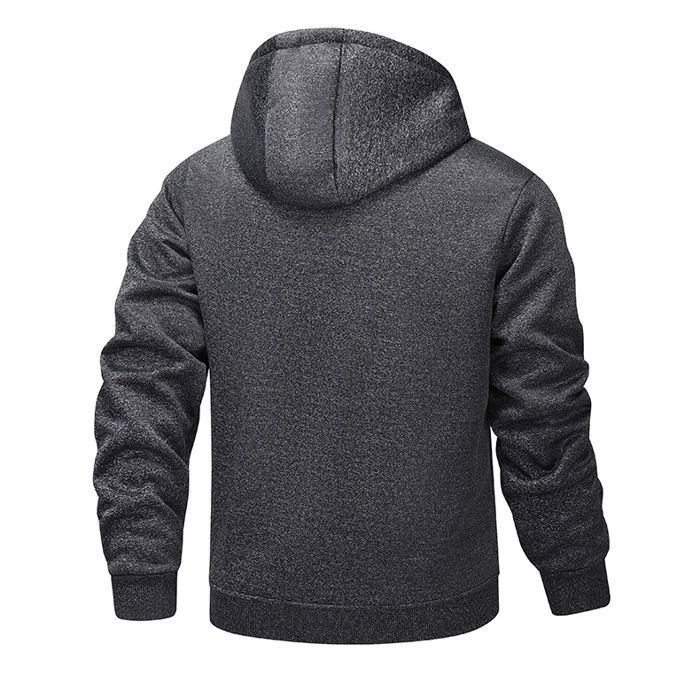 Sweat à Capuche Homme Coleman Taille S, Gris, Doublé Polaire, Fermeture Intégrale