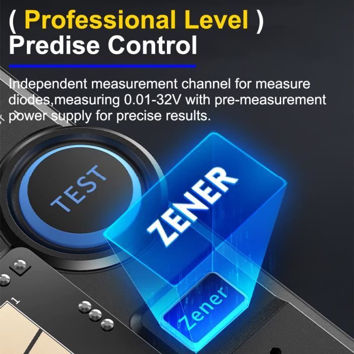 Testeur LCR FNIRSI LCR-P1 - Transistor, Diode, MOSFET, SMD - Écran Couleur 1.44" - Neuf