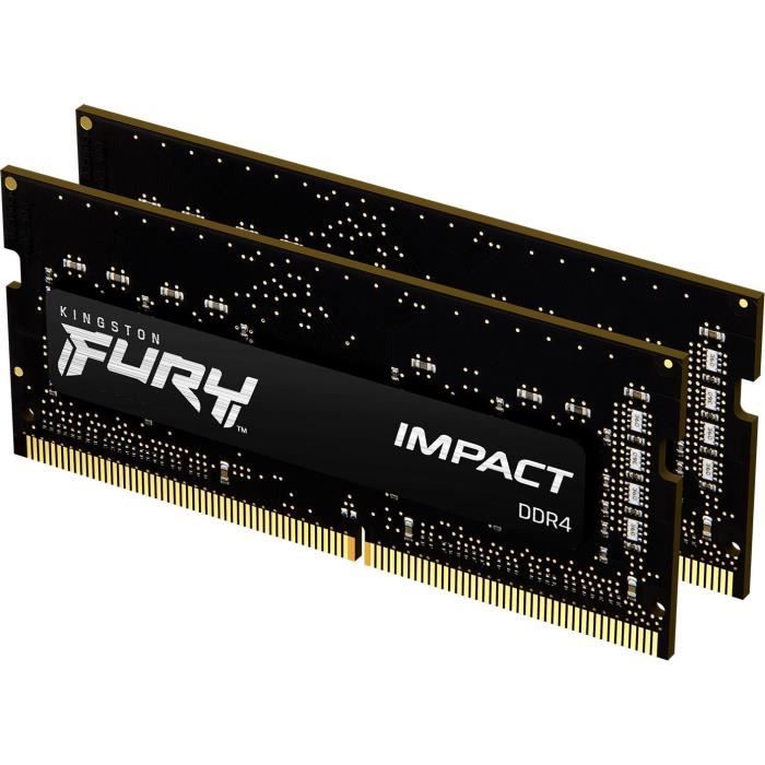 Kingston FURY Impact Mémoire 16 Go (2 x 8 Go) DDR4 3200 MHz CL20