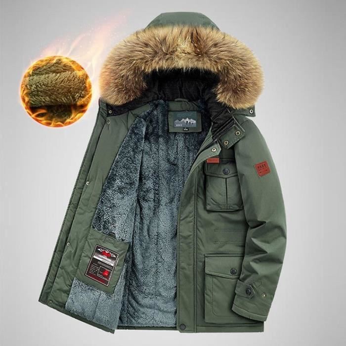 Gilet Homme En Fausse Fourrure Avec Capuche - Gilet D'hiver Sans Manches Doux Et Chaud - Parka Décontractée Pour Toutes Occasions