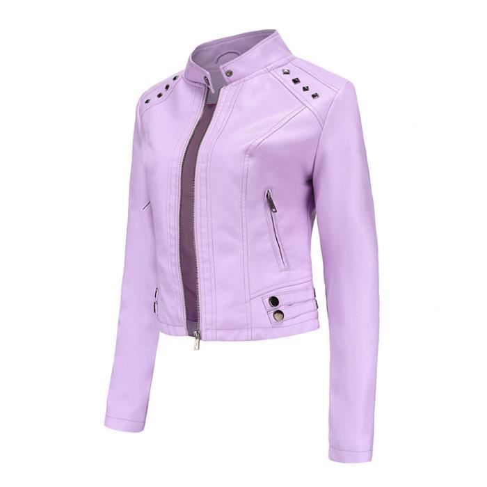 Générique Veste Legere Femme Court Bomber Blouson Chic Et Élégante Veste Soprt Color-Block College Varsity Blouson Bombers Femme Uniforme De Baseball Printemps