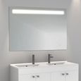 Miroir de salle de bain ELEGANCE 120x80 cm - éclairage LED et interrupteur sensitif - Blanc - CREAZUR-2