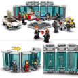 LEGO 76216 Marvel L’Armurerie d’Iron Man, Jouet Avengers, Figurine Tony Stark, Cadeau Super-Héros, Garçons et Filles 7 Ans et Plus-2