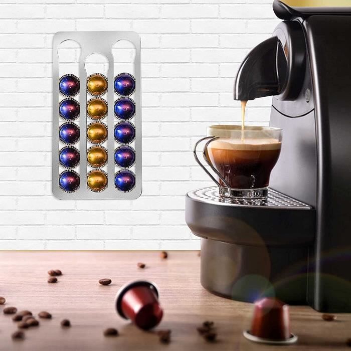 Support de dosettes de café pour capsules Nespresso Vertuo, support de café  mural (capacité 17), boîte de rangement pour capsules de - Cdiscount Maison