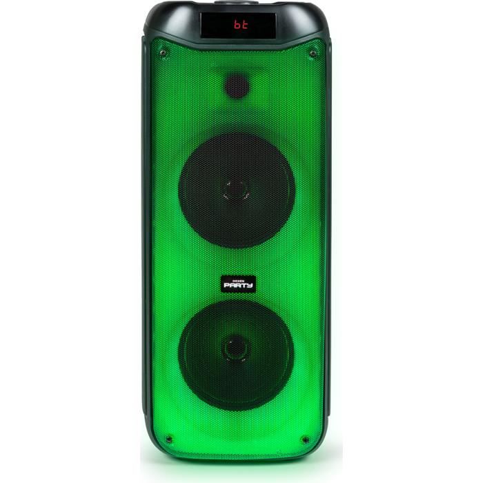 Enceinte lumineuse Bluetooth BigBen - Party tube - Vert - Enceinte