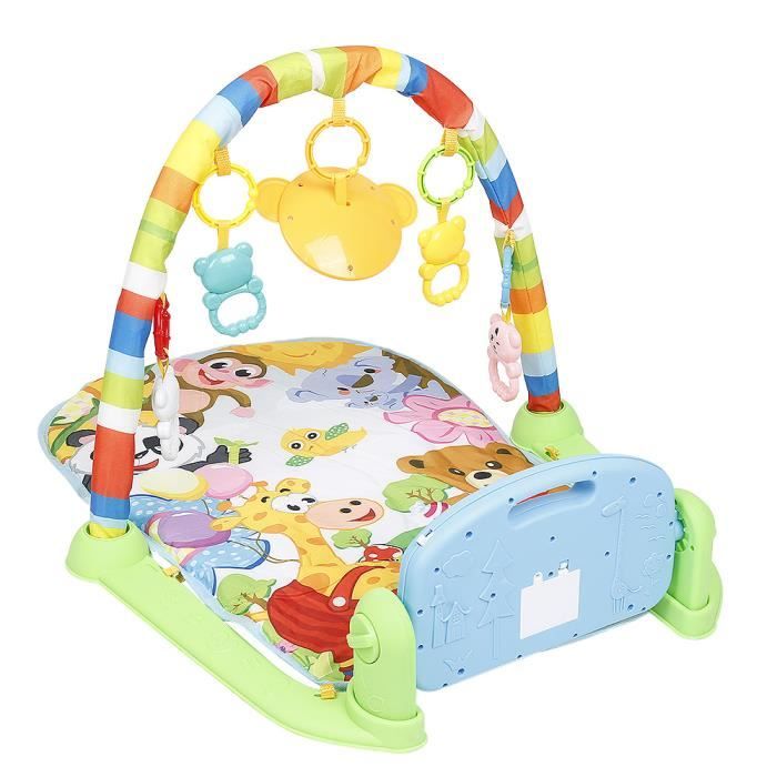 Tapis d Eveil et de Jeux pour Bebe 4 en 1 jouet educatif pour Bebe 0 3 ans Cdiscount Puericulture Eveil bebe