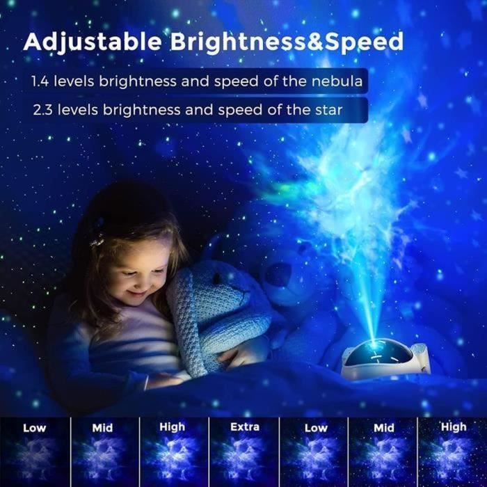 Lampe de projection-Veilleuse Projecteur Galaxie Starry-Veilleuse De Nuit  Projecteur Etoile LED - Cdiscount Maison