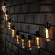 Guirlande lumineuse solaire LED - 4.5 mètres 10 ampoules - Batteries chaudes - Décoration de Noël extérieure étanche IP65-3
