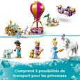 LEGO® Disney Princesse 43216 Le Voyage Enchanté des Princesses, Jouet avec Cheval, et Figurines-3