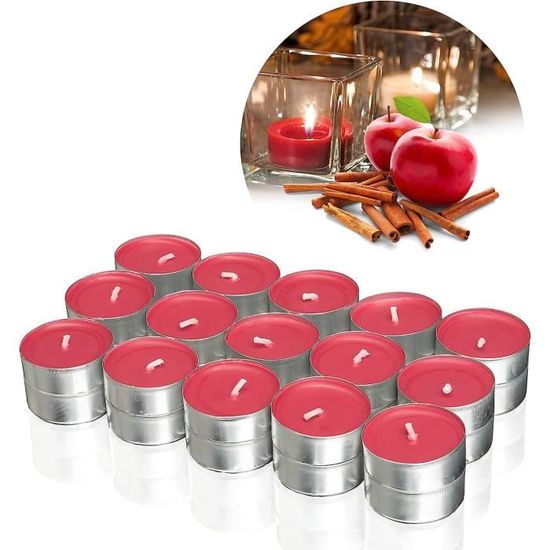 Bougies chauffe-plat x3 rouges - Le Rucher des 2 Lacs