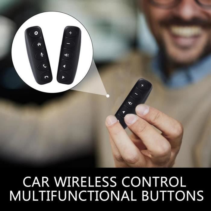 Commande de direction de voiture - Bouton de commande au volant pour voiture,  autoradio, DVD, navigation GPS, - Cdiscount Auto
