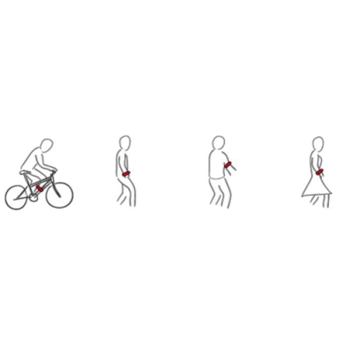Accessoire Sécurité Vélo Randonnée Serre-pantalon Vélo (2 Pièces) - Bande élastique Avec Boucle Et Bande Réfléchissante - Pour Vélo, Jogging, Randonnée Pince Pantalon élastique