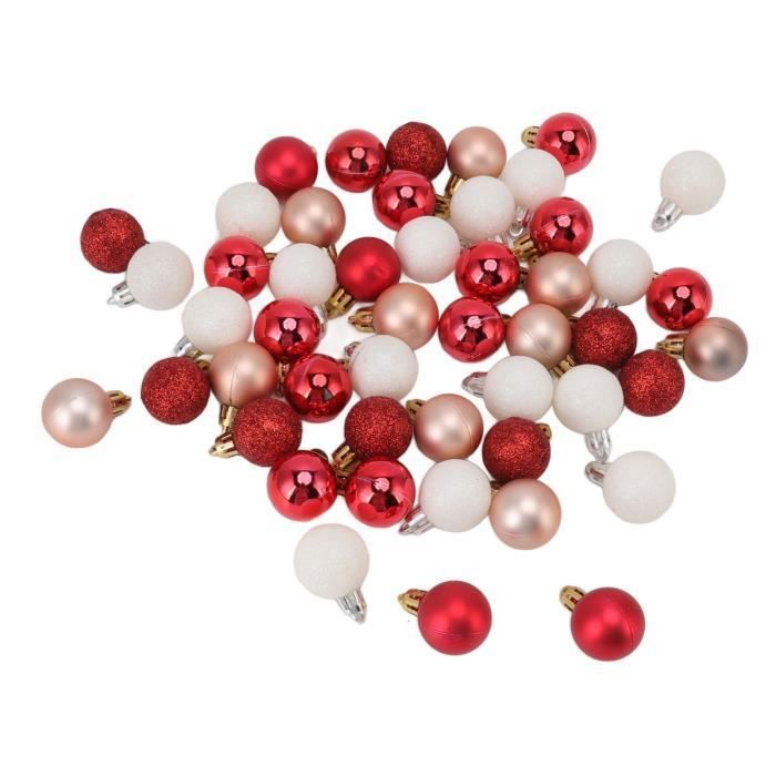 200 Mini Boules De Noël Incassables 10mm | Lot Multicolore Rouge, Vert, Or, Blanc | Décoration Sapin Et Intérieur - 14