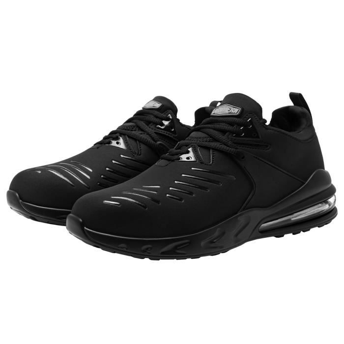 LARNMERN Chaussures de Sécurité Hommes Imperméable Coussin D'air Léger  Embout en Acier Chaussures de Travail Noir - Cdiscount Prêt-à-Porter