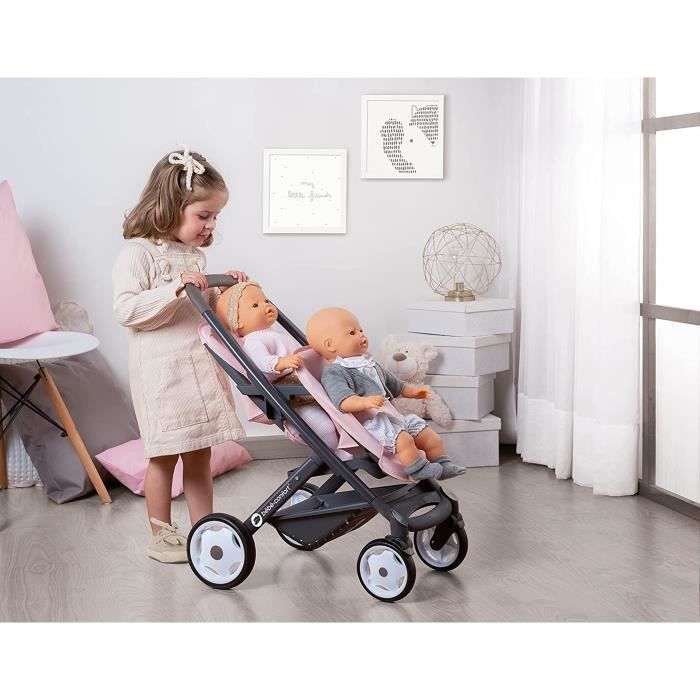 Smoby Chaise haute Baby Nurse Jumeaux - Comparer avec