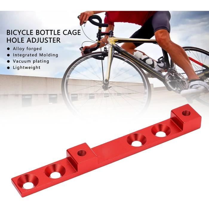Adaptateur De Fixation Pour Porte-bidon Vélo - Compatible Vis M5, Réglable - En Métal, Noir