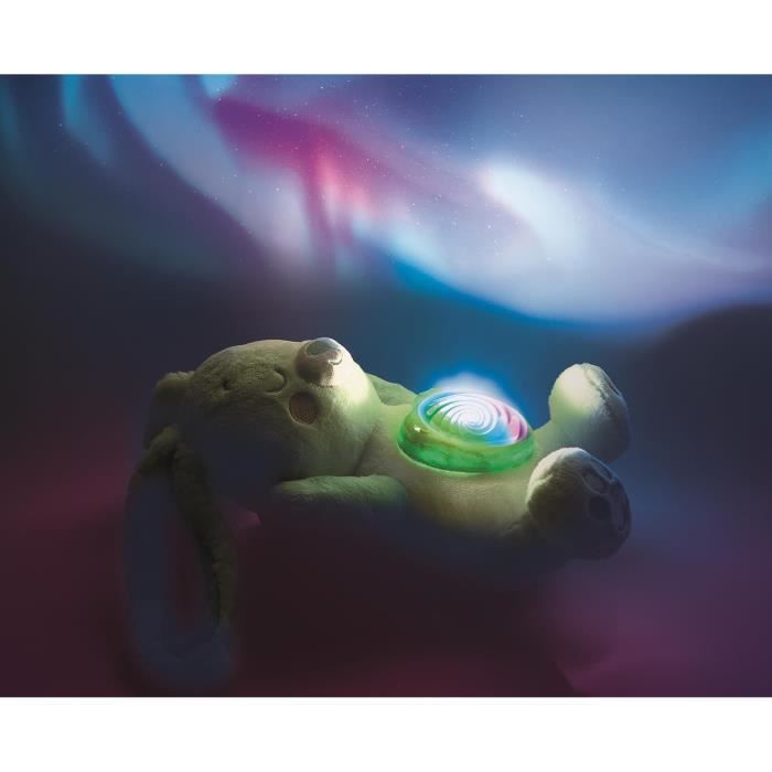 CLEMENTONI - Mon Lapin Polaire - Projecteur D'Aurores Boréales