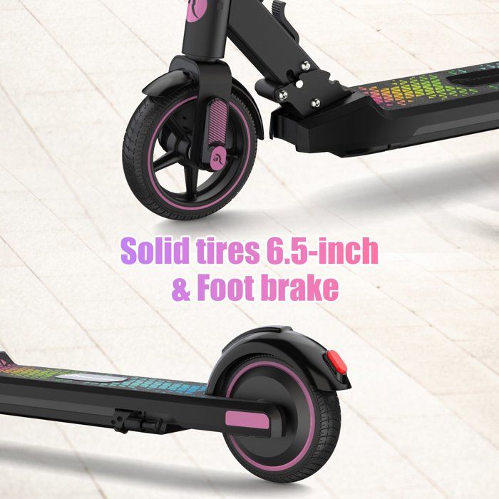 EVERCROSS EV6 Voiture électrique Enfant 4-en-1, Swing Car Rechargeable 90W, 3 Vitesses, LED, Bluetooth, Direction 360° Anti-bascule