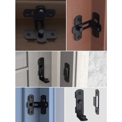 Verrou De Porte à 90 Degrés, Verrous De Porte De Grange Portable à 90 Degrés Pour Portes De Granges, Verrous Coulissants, Serrures De Porte De Grange Pour Tiroirs, Portes D'animaux Domestiques