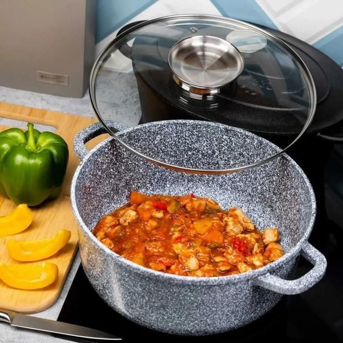 Set de casseroles Klönberg 12 pièces, revêtement antiadhésif , idéal ...