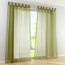 Simpvale Solide De Couleur Lot De 2 Rideau Voilage Tissu