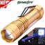 Skywolfeye 8000 LM Q5 DEL Lampe de poche zoomble Mini Torche Lampe à Lumière AA 14500 LK