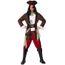 Déguisement Pirate Homme - Costume Capitaine Jack - Veste, Pantalon, Ceinture, Chapeau - Taille M-L
