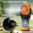Ventilateur Brumisateur Portable 2000ML – Mini Climatiseur Mobile 4 Vitesses Rafraîchissement Jusqu'à 17°C