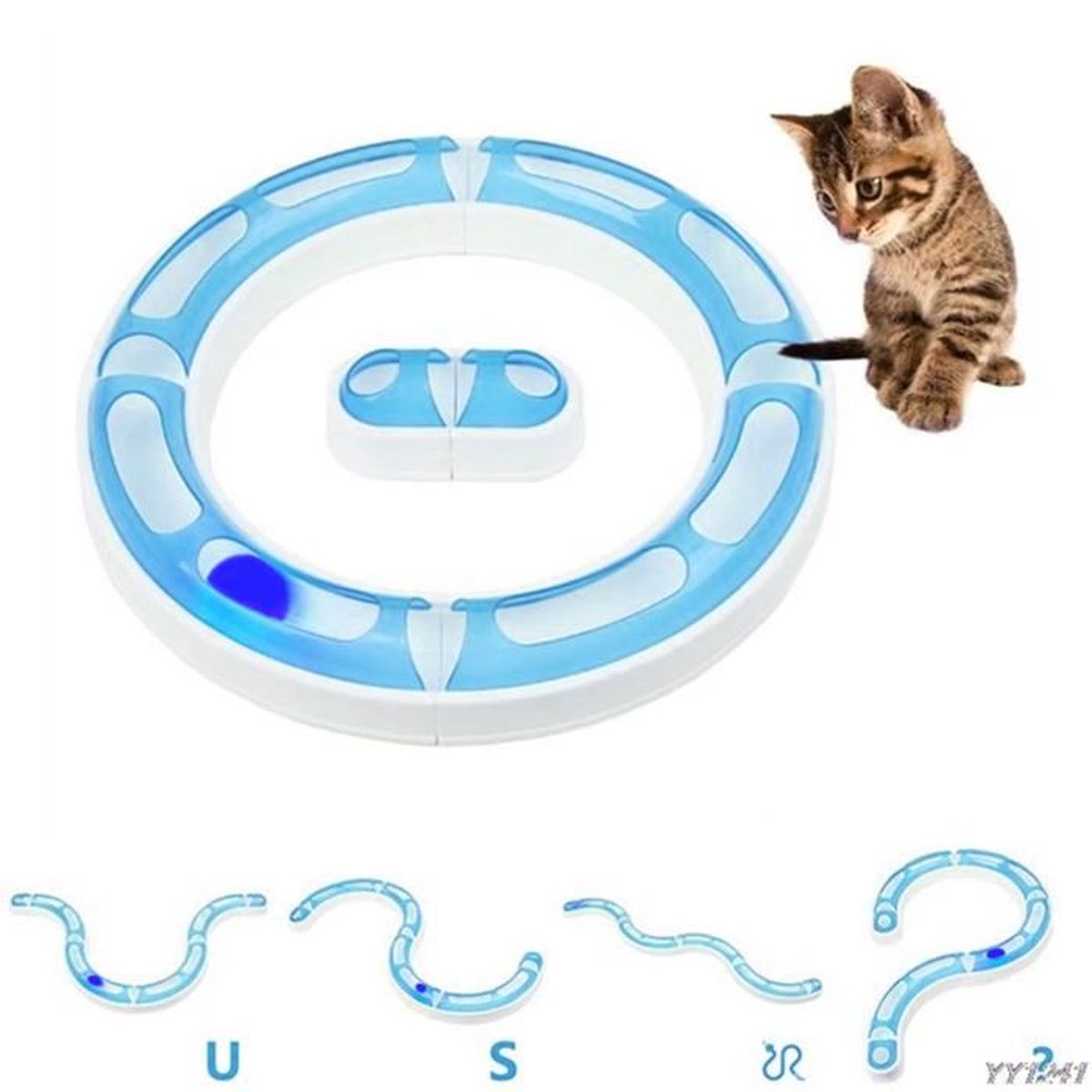 Jouet Chat Diy Chat Balle Jouet Interactif Bricolage Jeu Pour Chatons Bleu Achat Vente Jouet Jouet Chat Diy Chat Balle J Cdiscount