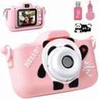 NIUNIUTAB Appareil photo pour enfants, double caméra, version rechargeable de 2,0 pouces, avec carte SD de 32 Go, cadeau d'anniversaire
