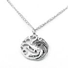 ABIJOUX Pendentif Collier Game Of Thrones Targaryen Sigil Dragon