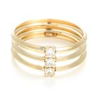 MES-BIJOUX.FR Bague " Abbie" Or Jaune 375/1000