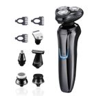 OLOKDYIZ Rasoir Électrique Hommes,3D Rasoir Homme avec Tondeuse à Barbe 6-en-1,IPX6 100% étanche Wet&Dry LCD