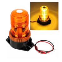 Gyrophare 30 LED 6W Éclairage Stroboscopique Orange pour Camion Tracteur VTT