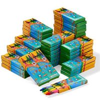 50 Boîte de Crayons Cire, 4 Couleur THE TWIDDLERS 50 Boîte de Crayons Cire, 4 Couleurs/Boîte (200 Pièces au Total)