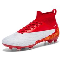 CHAUSSURES DE RUGBY-OOTDAY-Homme adolescents respirant-Rouge