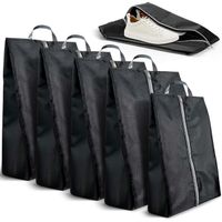 Lot de 4 sacs à chaussures imperméables avec fermeture éclair