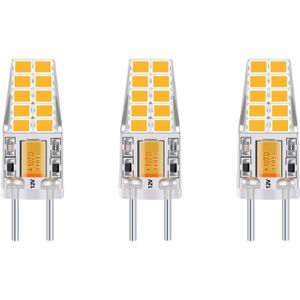 AMPOULE - LED 3-PCS 3W 12V G6.35 LED Ampoule Culot T3 - T4 - T5 
