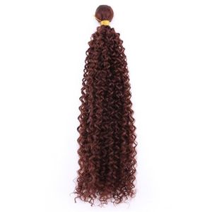 PERRUQUE - POSTICHE # 3318 20 22 inch mix  -Extensions capillaires synthétiques afro noires naturelles, tissage en fibre de haute température, cheveux c