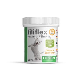 COMPLÉMENT ALIMENTAIRE Filipet Filifex glucosamine pour Chiens, chondroprotecteur, améliore la mobilité et la flexibilité de Votre Chien. Formule PETFIT