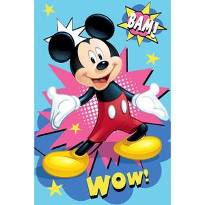 Plaid Disney Mickey 140x100 Cm à Prix Carrefour
