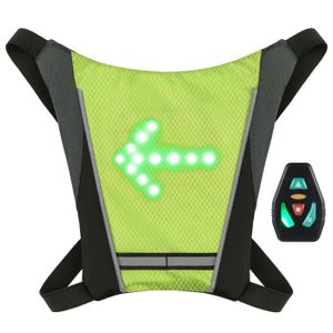 Be Cool Be Cool BC18RUCK06 LED Sac à Dos E-Scooter Vélo Clignotant Signal Télécommande 