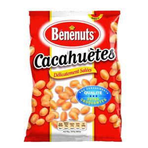 BISCUITS SALÉS BENENUTS Cacahuètes salées - Extra-croquantes 410g