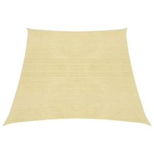 VOILE D'OMBRAGE Voile d'ombrage 160 g-m² Beige 3-4x2 m PEHD